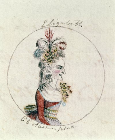 Queen Elizabeth I, c.1790 by Cassandra Austen